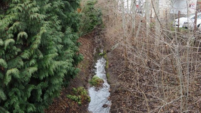 ... ist deutlich dichter bebaut, ...