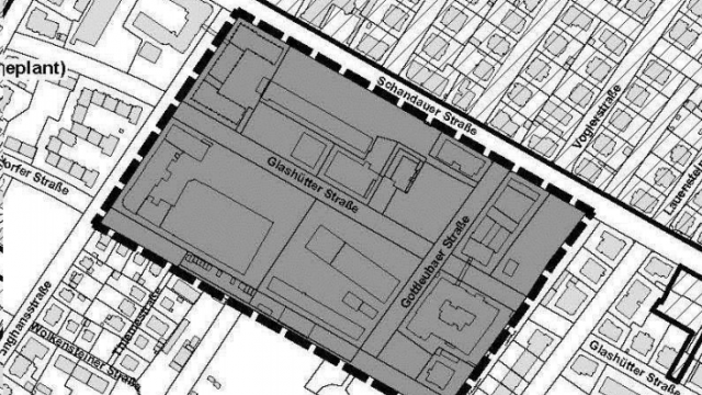 Übersichtsplan zum Gemischten Quartier am Landgraben aus der Präsentation zu V2769/18